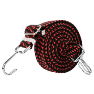 Flat Elastic Straps Flat Elastic Straps With Metal Hooks / 1/2m Heavy Duty Cord For Luggage Motorcycle Bike Accessories